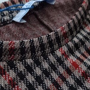 Zara, Plaid Pattern Tunic,size  Small, black&red